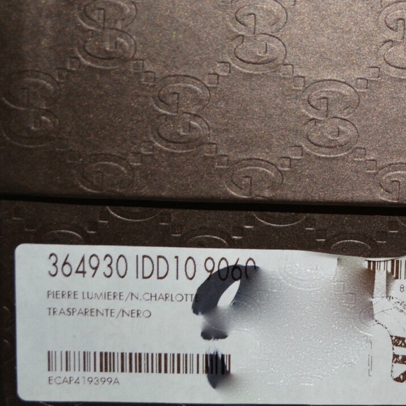 NIB Gucci Crystal Triple-Band High-Heel Sandals - Picture 7 of 7